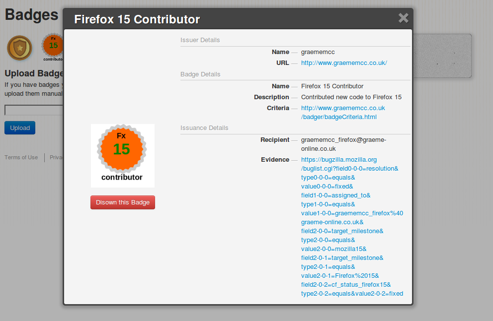 badger3 Screenshot of the badge viewed on beta.openbadges.org